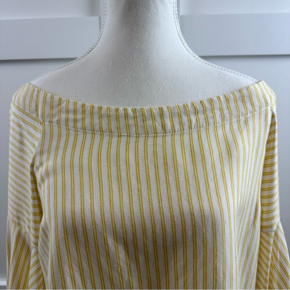 Anthropologie Maeve Off Shoulder Balloon Sleeves Blouse shirt top | Size 0 - Picture 4 of 14